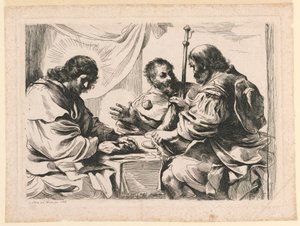 Nattverden i Emmaus av Dominique Vivant Denon