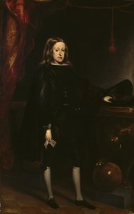 Charles II, konge av Spania, ca. 1673 (olje på lerret)
