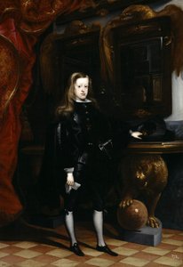 Portrett av Karl II, ca. 1675 av Don Juan Carreno de Miranda