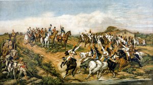 Uavhengighet eller død!. Maleri av Pedro Americo, Museum of Ypiranga (Sao Paulo). Allegorisk representasjon om Brasils uavhengighet 7.09.1822. av Don Pedro di Figueredo Americo