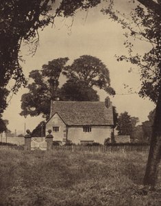 Sulgrave Manor, hjemmet til George Washingtons forfedre (s/hvitt bilde) av Donald McLeish