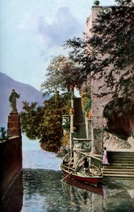 Villa del Balbianello, Lenno, Comosjøen, Italia, ca 1930-tallet