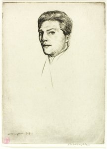 Tørrpunkt nummer fem: Portrett av Donald Shaw MacLaughlan