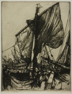Fiskere fra Chioggia av Donald Shaw MacLaughlan