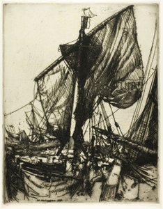 Fiskere fra Chioggia av Donald Shaw MacLaughlan