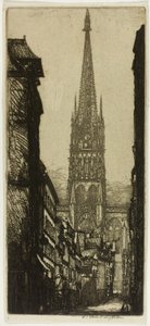 La Fleche, Rouen av Donald Shaw MacLaughlan