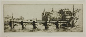 Pont Neuf, Paris av Donald Shaw MacLaughlan