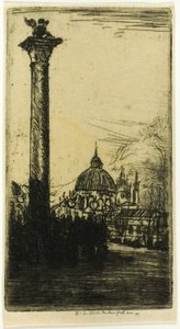 Løvesøylen, Venezia av Donald Shaw MacLaughlan