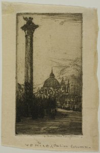 Løvesøylen, Venezia av Donald Shaw MacLaughlan