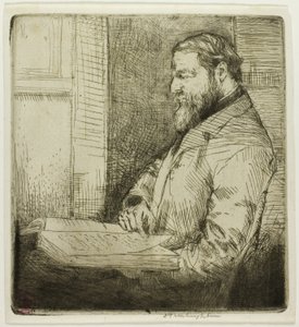 Portrett av fransk student av Donald Shaw MacLaughlan