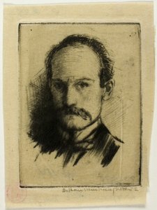 Portrett av kunstneren av Donald Shaw MacLaughlan