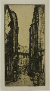 Rue des Halles, Vannes, Bretagne av Donald Shaw MacLaughlan