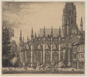 St. Ouen, Rouen av Donald Shaw MacLaughlan