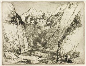 Lauterbrunnen av Donald Shaw MacLaughlan