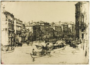 Markedet, Venezia av Donald Shaw MacLaughlan