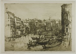 Markedet, Venezia av Donald Shaw MacLaughlan