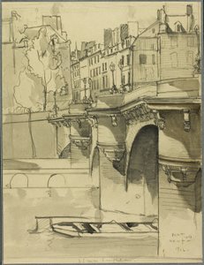 Utsikt over Pont Neuf av Donald Shaw MacLaughlan