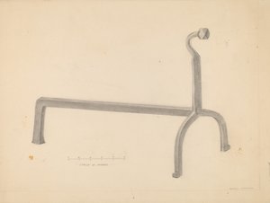 andiron av Donald Streeter