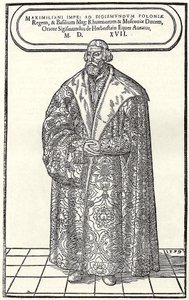 Portrett av baron Sigmund von Herberstein, ambassadør i Polen og Russland, 1559 av Donat Hübschmann
