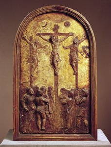 Korsfestelse, tredje kvartal av 1400-tallet eller 1800-tallets pappmaché av Donatello