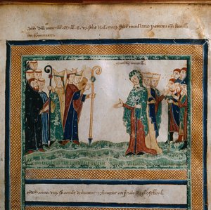 Matilda fra Toscana Fra: Vita Mathildis di Donizone di Canossa, mellom 1111 og 1115 av Donizone di Canossa