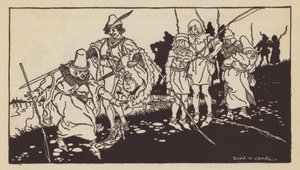 The Wise Men of Gotham , engelsk folkeeventyr (litho)
