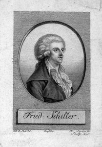 Portrett av Friedrich von Schiller 1759-1805 av Dora Stock