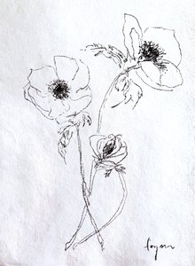 Delikat blomsterskisse av Dorothy Fagan