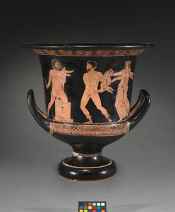 Detalj fra en rød-figur lekythos