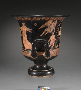 Detalj fra en rød-figur lekythos