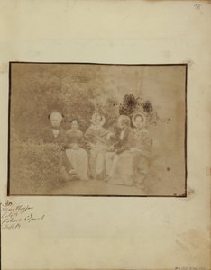 Sir David Brewster med Miss Mary Playfair, Lady Brewster, Mr. Pakenham Edgeworth og Miss Brewster