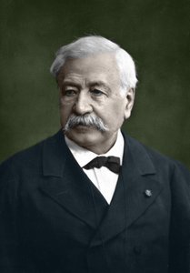 Portrett av Ferdinand de Lesseps (1805 - 1894). Fotografi av Dragon. av Dragon