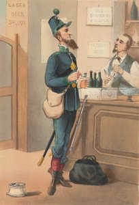 Amerikas forente stater - Jegere til fots, 1865. av Draner