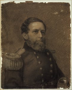 Admiral Andrew H. Foote, hode-og-skuldre-portrett, i militæruniform Abstrakt/medium av Drawings