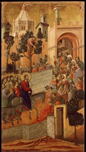 Tristhet: Innreise i Jerusalem av Duccio di Buoninsegna