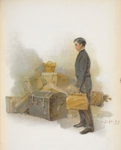 En jernbaneportør. av Dudley Hardy