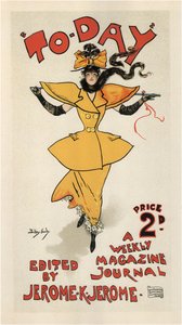 Journal To-Day, redigert av Jerome K. Jerome Poster, 1895