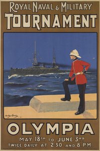 Plakat for Royal Naval and Military Tournament, 1910