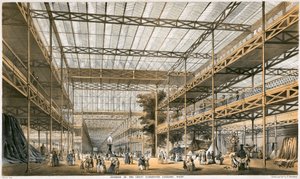 Flott utstilling, Crystal Palace, Hyde Park, London, 1851 av Durond