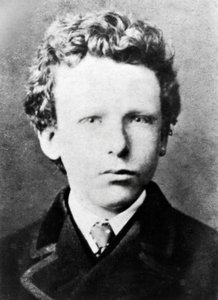 Vincent Van Gogh, rundt 13 år (s/hvitt-bilde)