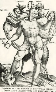 Arminianisme som femhodet monster av Dutch School