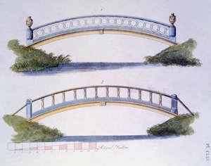 Brodesign fra Magazine of Garden Gems av G. van Laar, utgitt 1802 av Dutch School