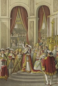 Kroningen av Napoleon som keiser av Frankrike, 1804 av Dutch School