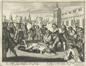 Henrettelse av hertugen av Monmouth, 15. juli 1685 av Dutch School