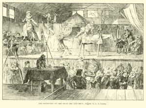 Fairground telt, Nederland, tidlig på 1600-tallet av Dutch School
