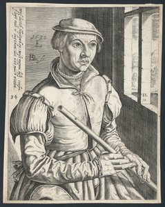 Fløytist av Dutch School