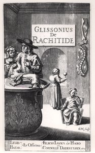 Francis Glisson (1597-1677) utgitt i Leiden, 1671 av Dutch School