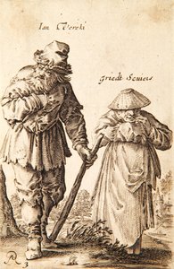 Ian Verecki og Griedt Scuiers (etsing og gravering) av Dutch School