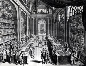 Levin Vincents samling av kuriositeter, illustrasjon fra Theatre de la Merveilles de la Nature, ca. 1719 av Dutch School