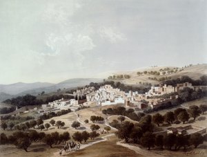 Nazareth, gravert av Terry av Dutch School